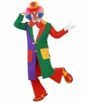 Carnavalskleding clown jas volw