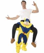 Instapkostuum bananaman voor volwassenen